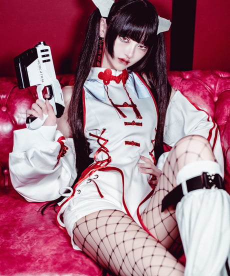 《China-Jerseylolita Setup》トップス（White）