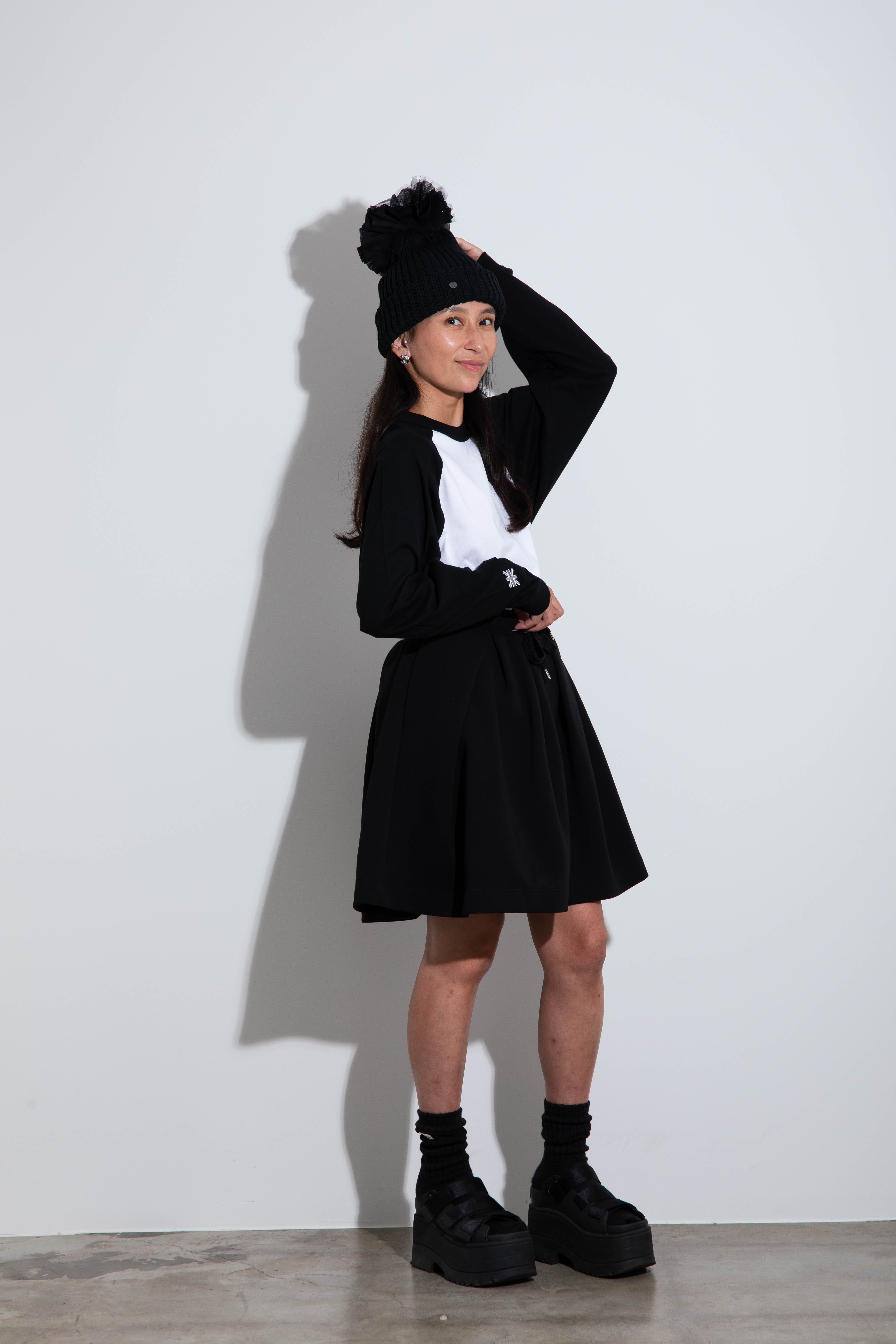 S ラグラン長袖Tシャツ | NAOKO TAKAI official online store