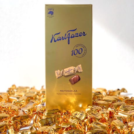 ファッツェル  KarlFazer ゴールドボックス ミルクチョコレート420g