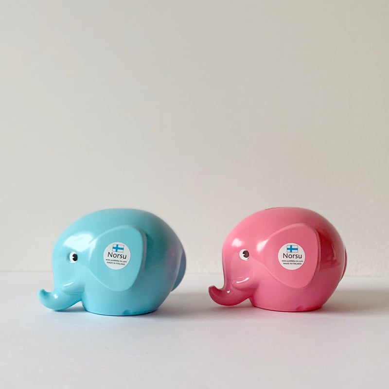 Norus エレファントバンク 貯金箱 4体セット LIMITED Norsu