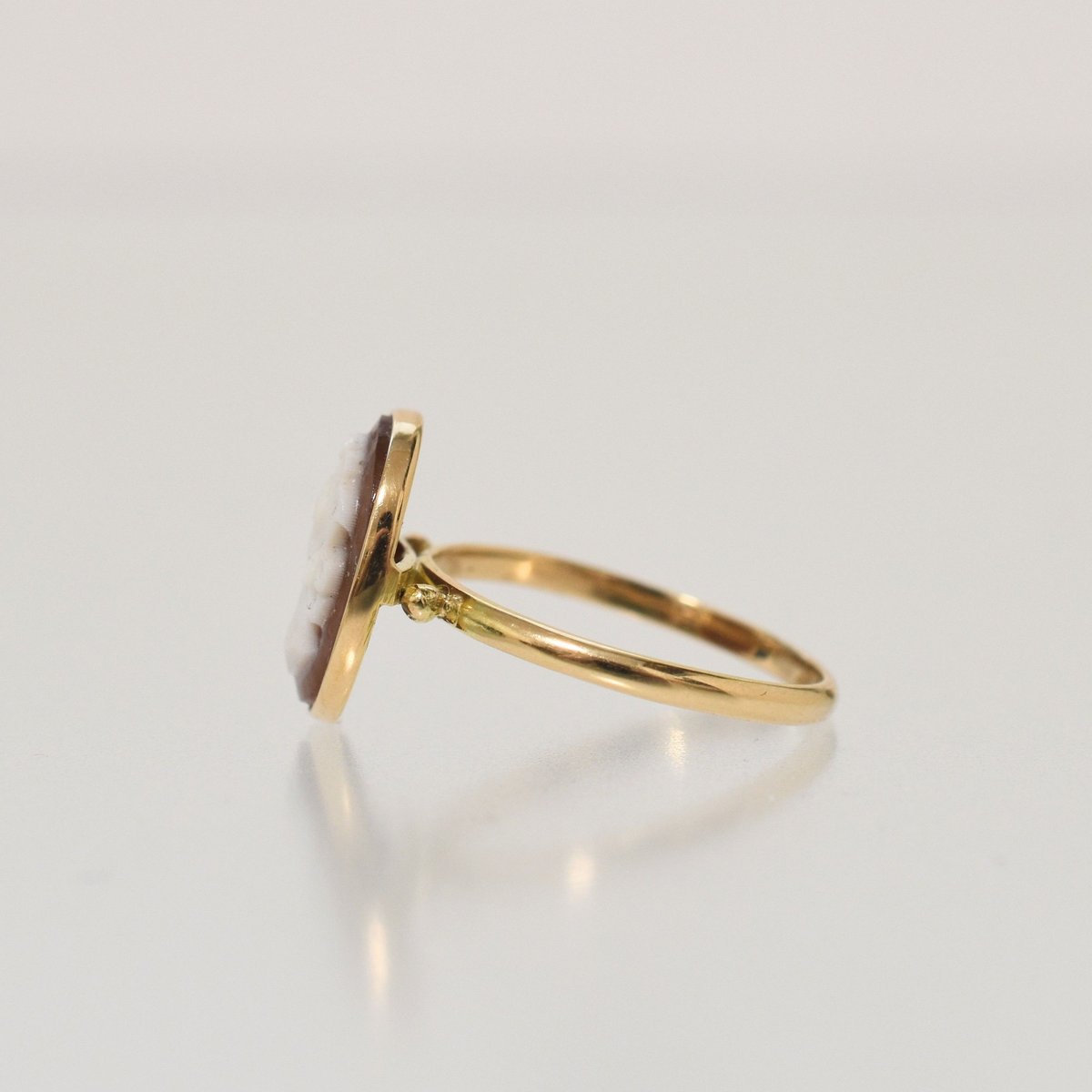 K18 シェルカメオ リング | atelier tad K18 シェルカメオ リング | atelier tad