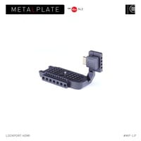 MetalPlate for Leica SL2 LockPort HDMI Kit - Black (MP-LP)