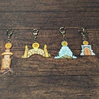 エバーデール拡張　真珠の入り江　初版　記念碑タイルストラップ