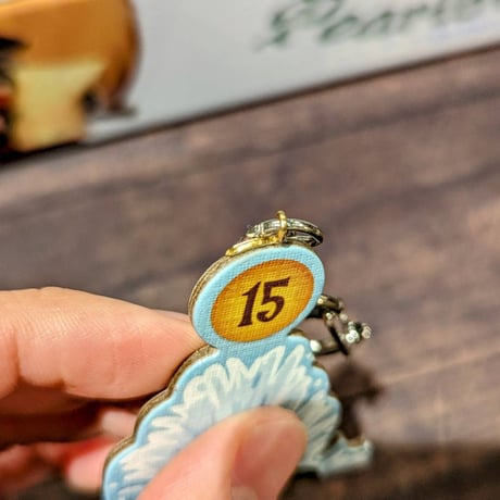 エバーデール拡張　真珠の入り江　初版　記念碑タイルストラップ