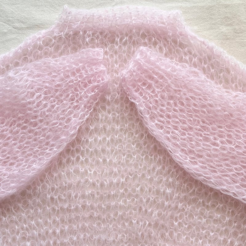 mohair knit pullover（light pink）プルオーバーモヘアニット