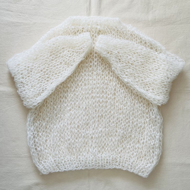 mohair knit pullover（offwhite）プルオーバーモヘアニット