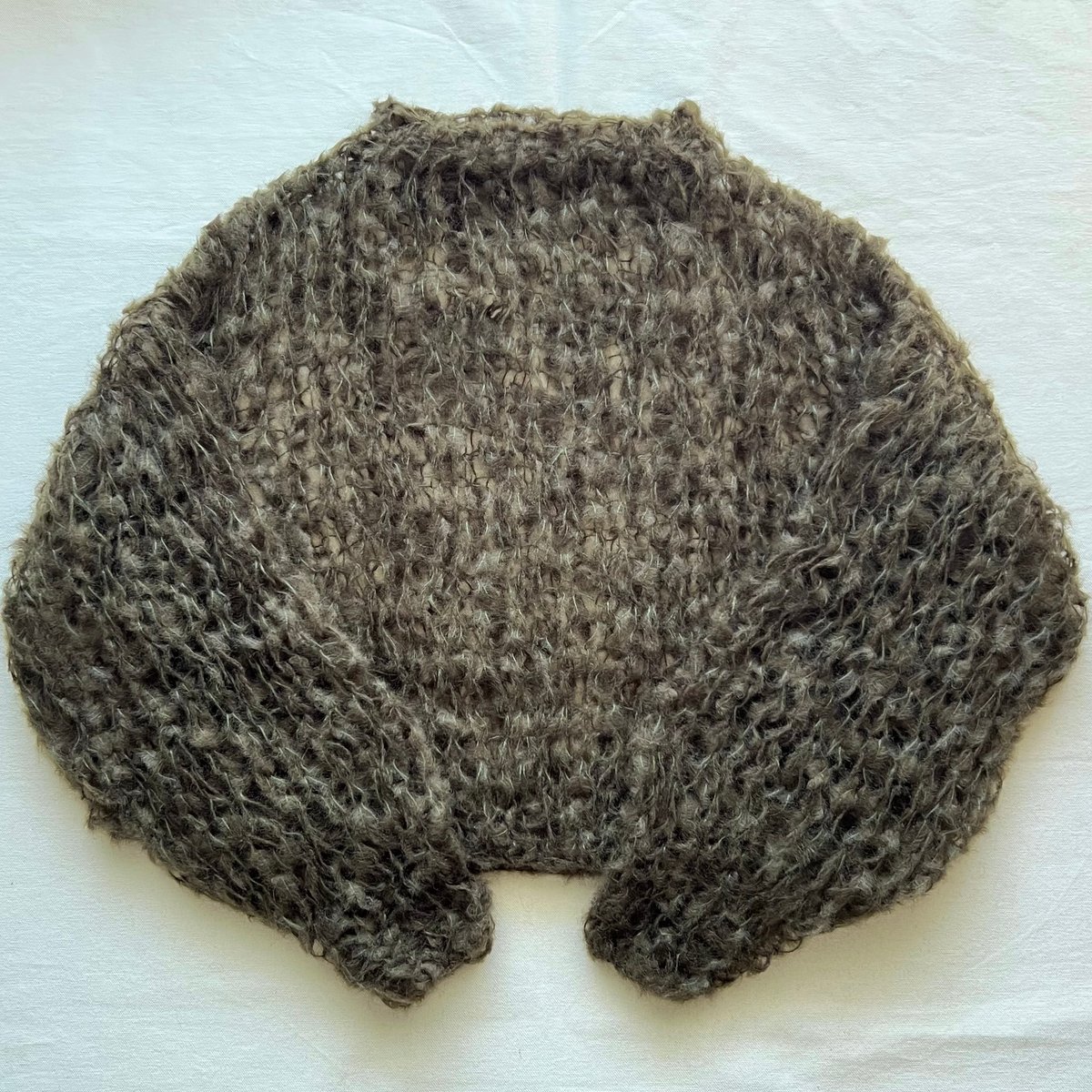 mohair knit pullover（khaki）プルオーバーモヘアニット