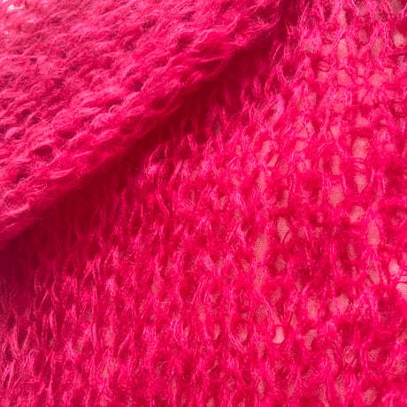mohair knit pullover（Rose）プルオーバーモヘアニット（ローズ）#356