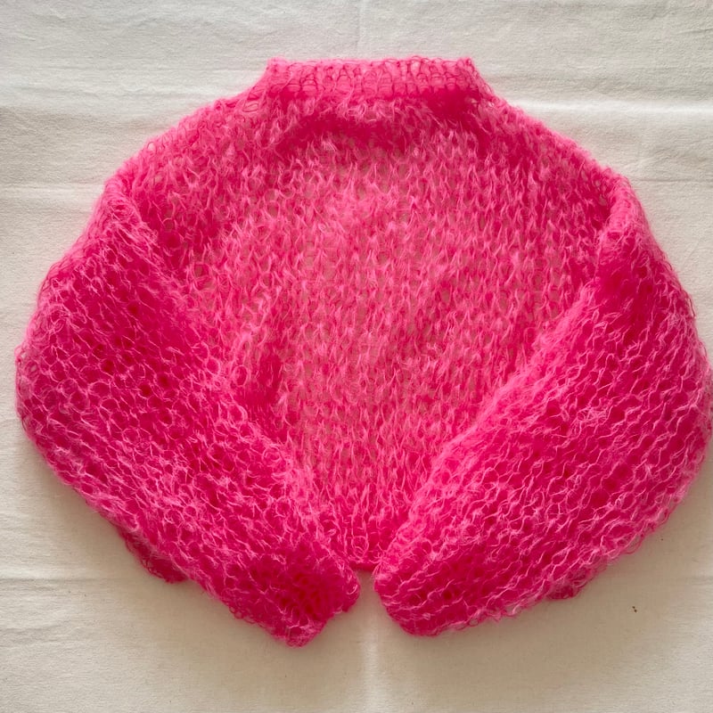 トゥモローランド マカフィー 上質起毛ふわふわモヘヤオーバーサイズニット ピンク トゥモローランド マカフィー 上質起毛ふわふわモヘヤオーバー