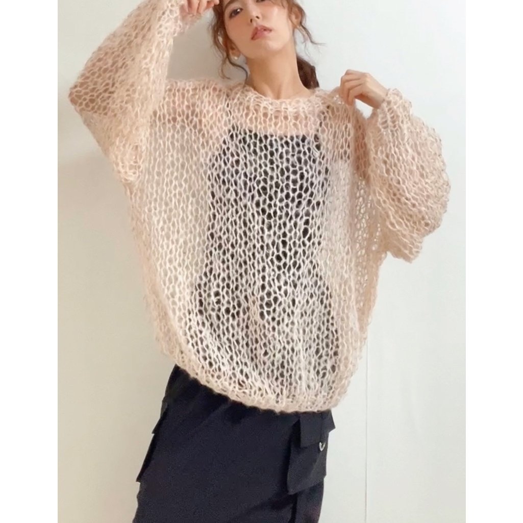 BALLSEY♡モヘア20%アイボリーニット 悪かっ