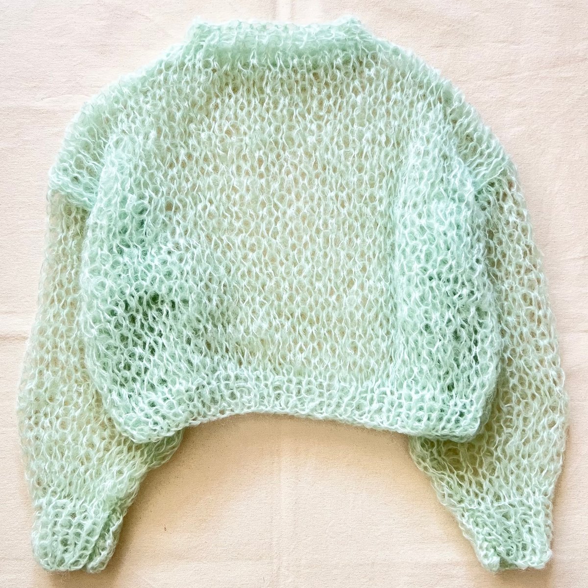 mohair knit pullover（mintgreen）プルオーバーモヘアニット（ミント