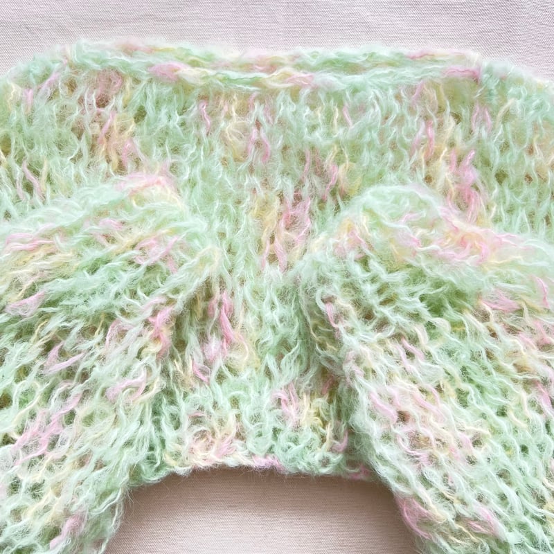 mohair knit pullover(lightgreen)プルオーバーモヘアニット mohair knit pullover(lightgreen)プルオーバーモヘアニット