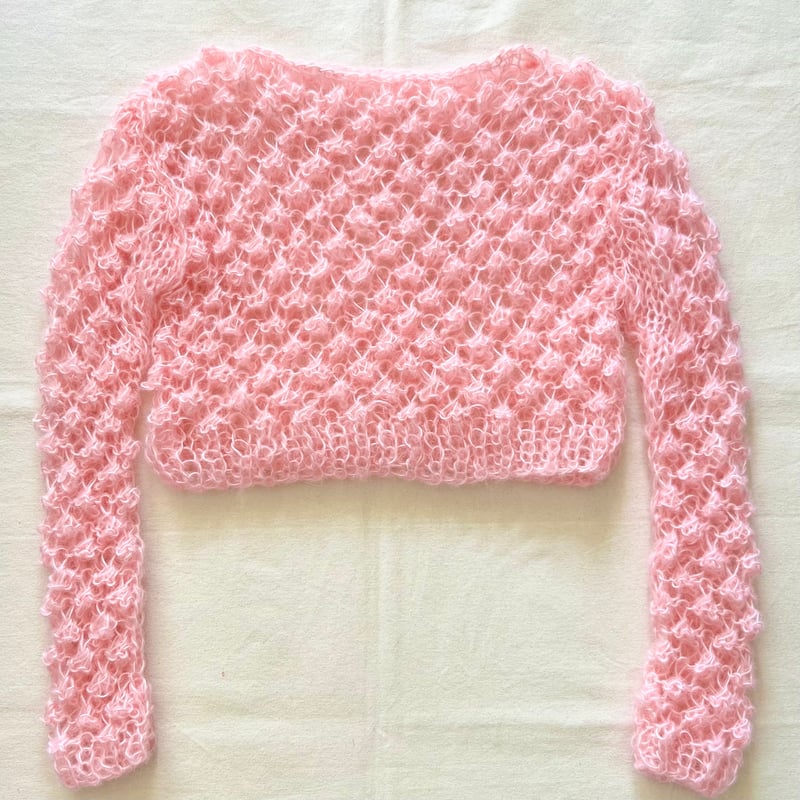 mohair knit pullover（pink）プルオーバーモヘアニット（ピンク