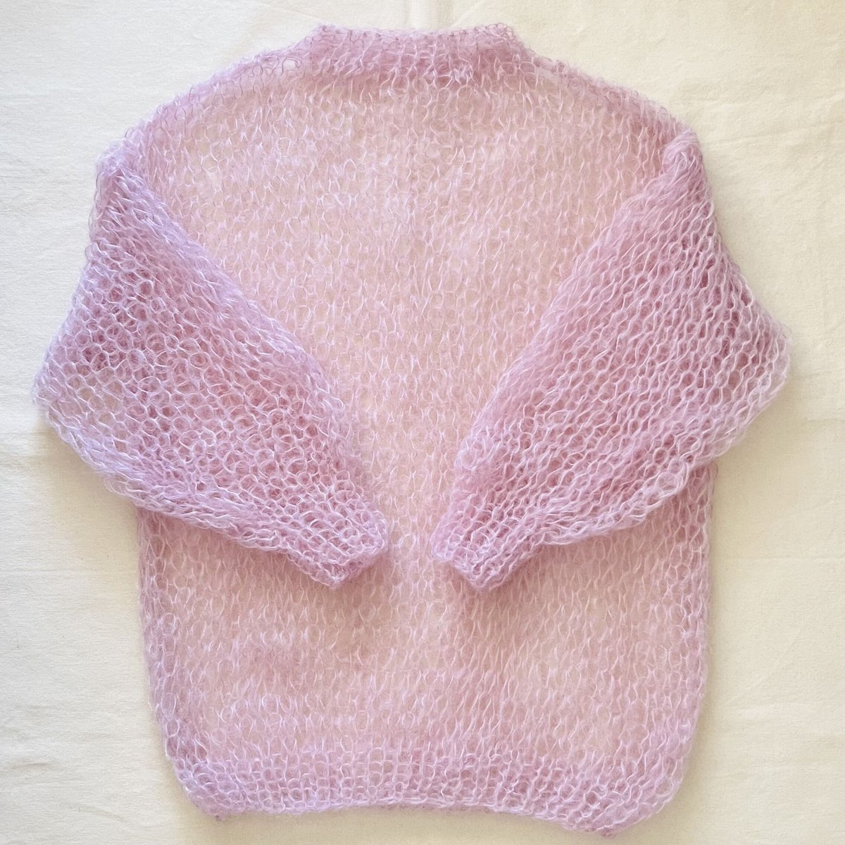 mohair knit pullover（light purple）プルオーバーモヘアニット（...