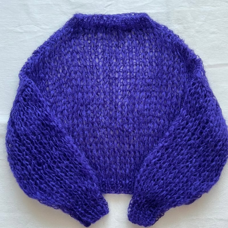 mohair knit pullover(Bluepurple)プルオーバーモヘアニット mohair knit pullover(Bluepurple)プルオーバーモヘアニット