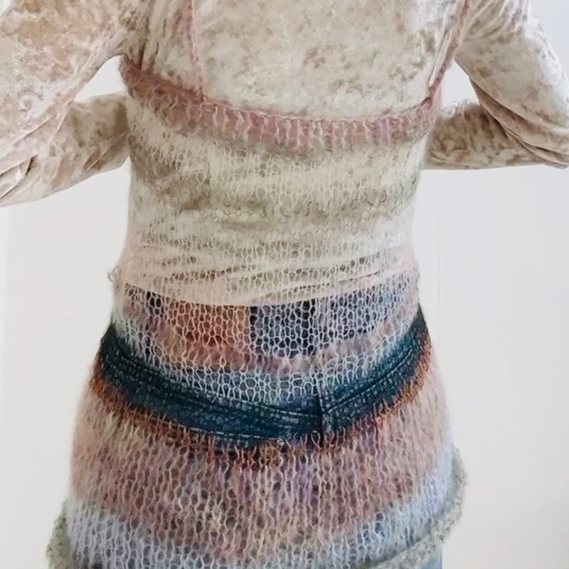 モヘヤ アルパカ【JUNYA WATANABE】ニットベスト ニットキャミ S