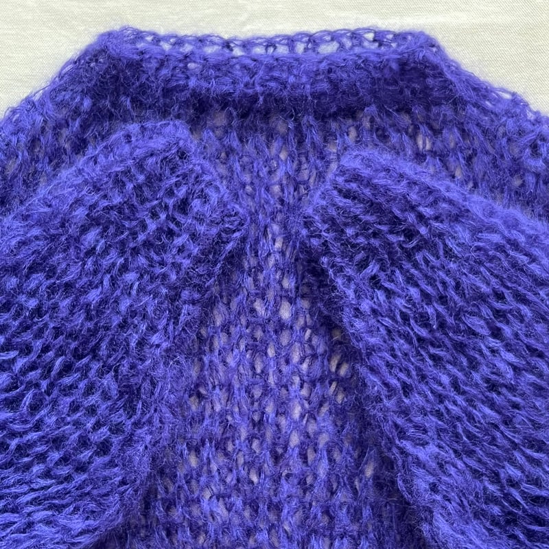 mohair knit pullover(Bluepurple)プルオーバーモヘアニット mohair knit pullover(Bluepurple)プルオーバーモヘアニット