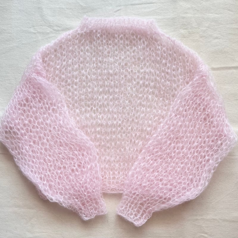 JOSEMOON MOHAIR HOLEDROP KNIT ライトピンク MOHAIR HOLEDROP KNIT – JOSEMOON
