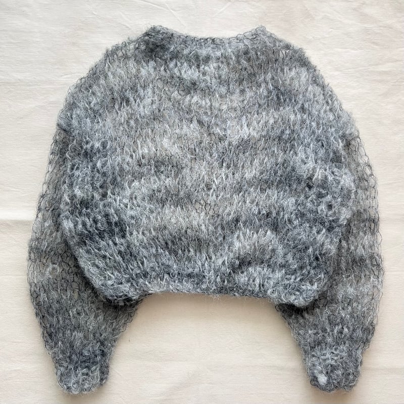 mohair knit pullover(mixgray)プルオーバーモヘアニット mohair knit pullover(mixgray)プルオーバーモヘアニット