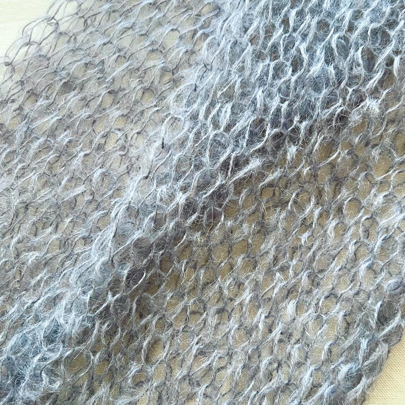 mohair knit sleeves（gray）モヘアニットスリーブ（グレー）#308 |