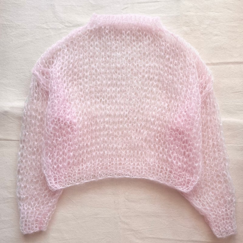 JOSEMOON MOHAIR HOLEDROP KNIT ライトピンク JOSEMOON MOHAIR HOLEDROP KNIT ライトピンク - メルカリ