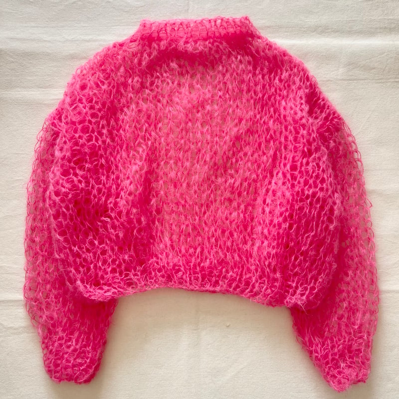 mohair knit pullover（Magentapink）プルオーバーモヘアニット（マ