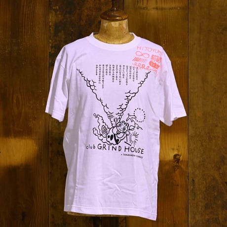 club Grind House×ヒトノユメコラボTシャツ