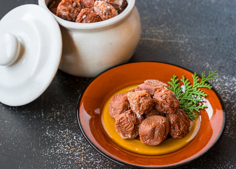 年代 白干し梅 壺入り 400g【梅干し】 | 旬のみかん販売 田舎の市場