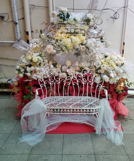 ハンドクラフト ベンチ イス フラワースタンド CATEGORY バルーンスタンド | サカイフラワースタジオ