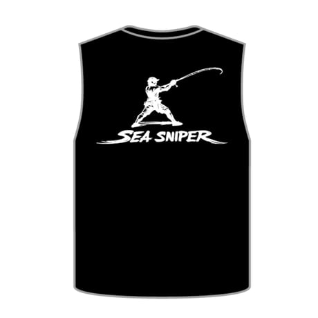 SEA SNIPER オリジナル ノースリーブシャツ（Black）