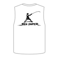 SEA SNIPER オリジナル ノースリーブシャツ（White）