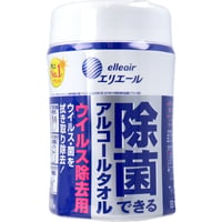 エリエール 除菌できるアルコールタオル ウイルス除去用 本体 80枚入×３個