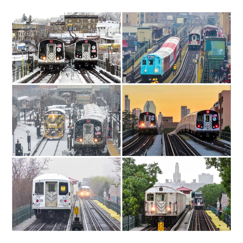 2024/2023 NYC Subway calendar SET | Yoichi Uzek