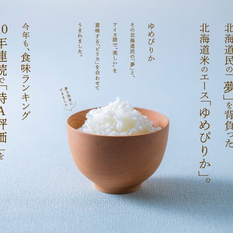【令和7年産】東川米 ゆめぴりか - 白米・５kg×２袋 -