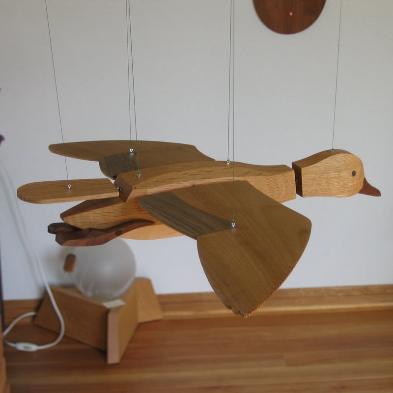 木製 鳥型モビール 可動式鳥型モビール - NOTEWORKS オンラインショップ