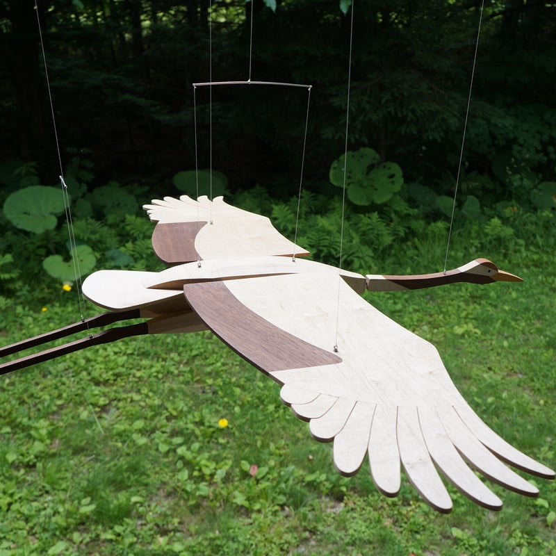 鳥たちの空 - タンチョウモビール96 - | 東川ミーツオンラインショップ