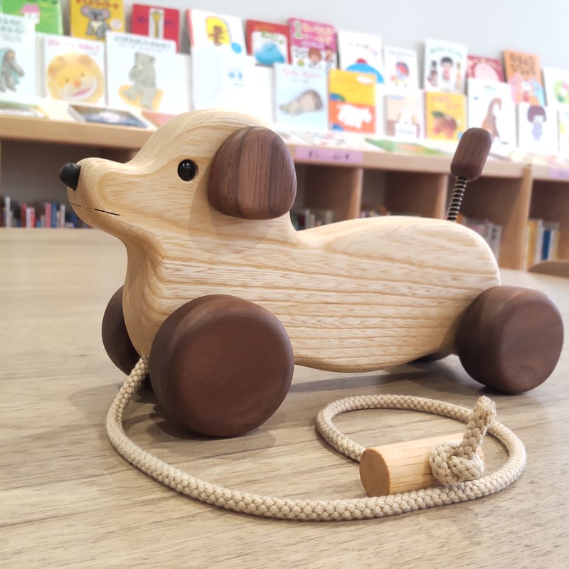 ダックス？ハウンド？モチーフ 本革 スツール ぬいぐるみ 125cmヴィンテージ 500x0.jpg