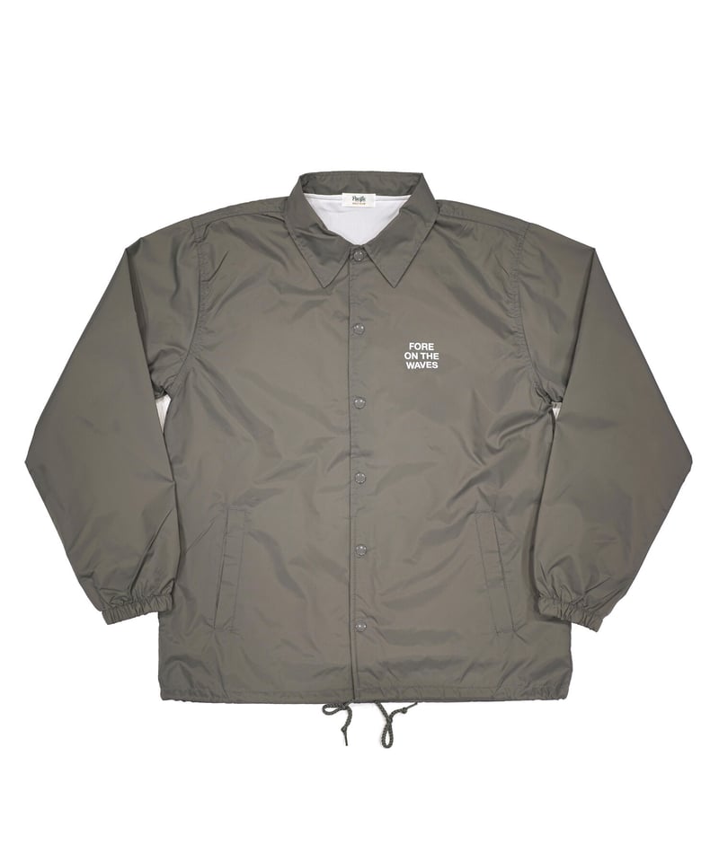 FORE ON THE WAVES COACH JACKET GRAY | Pacific G