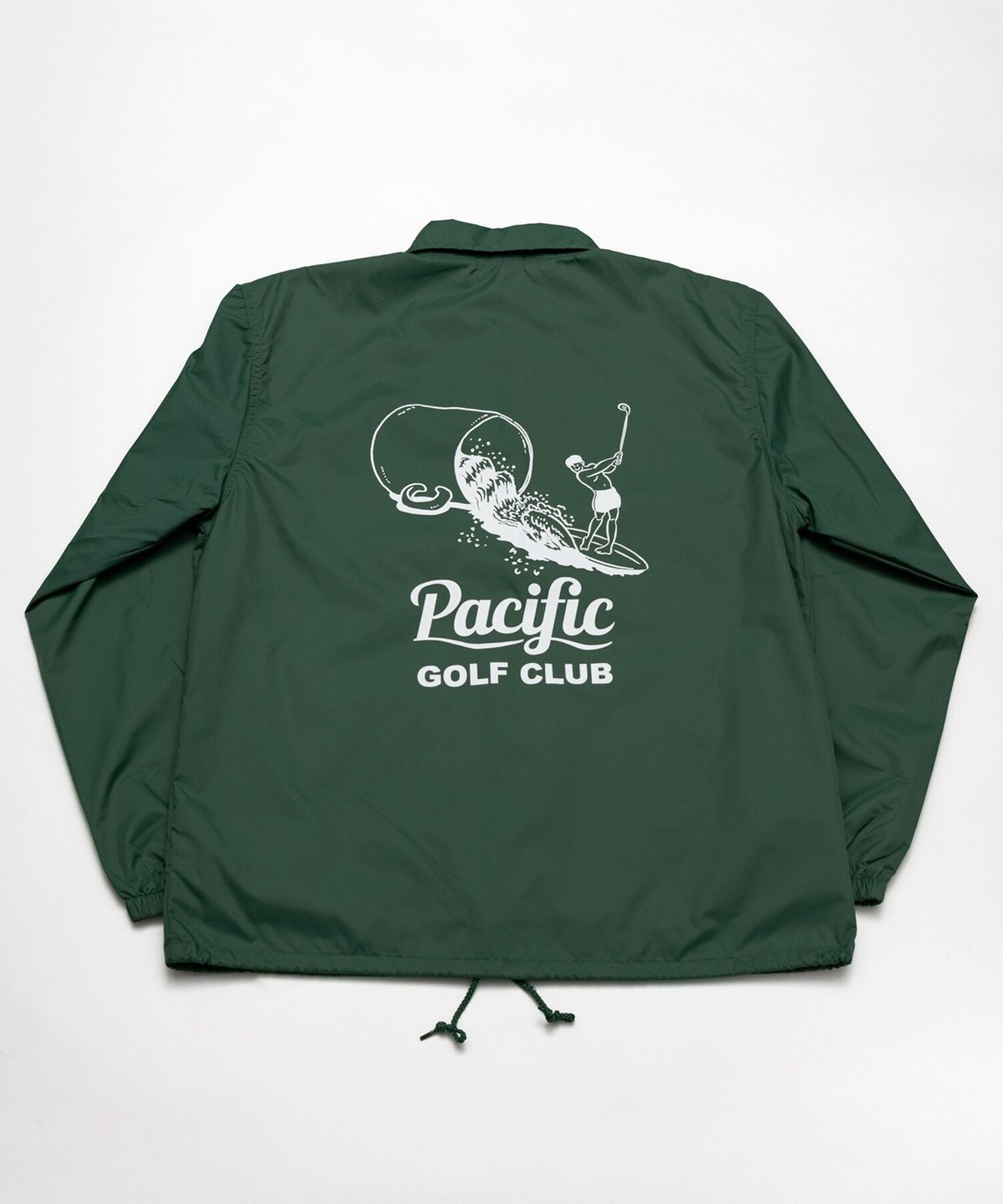 FORE ON THE WAVES COACH JACKET GREEN | Pacific