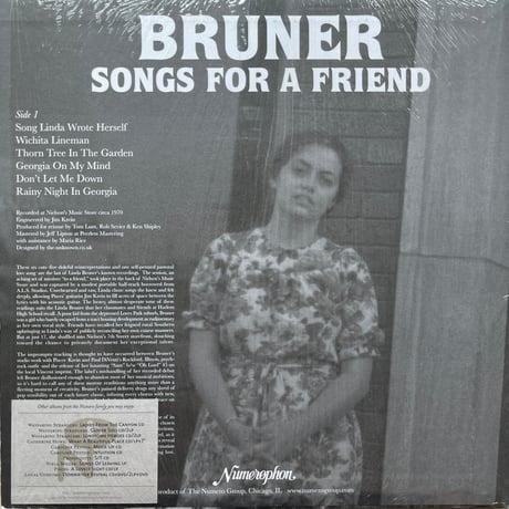 Bruner / Songs For A Friend