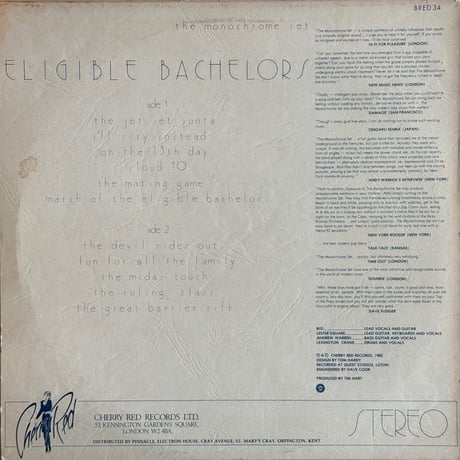 The Monochrome Set / Eligible Bachelors