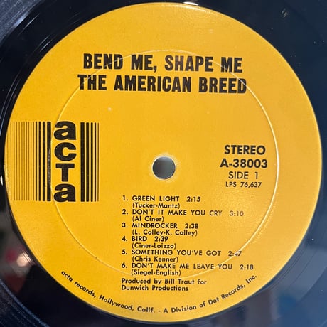 The American Breed / Bend Me, Shape Me