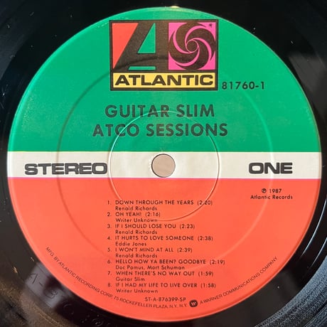Guitar Slim / Atco Sessions