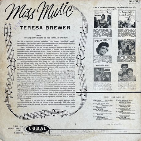 Teresa Brewer / Miss Music