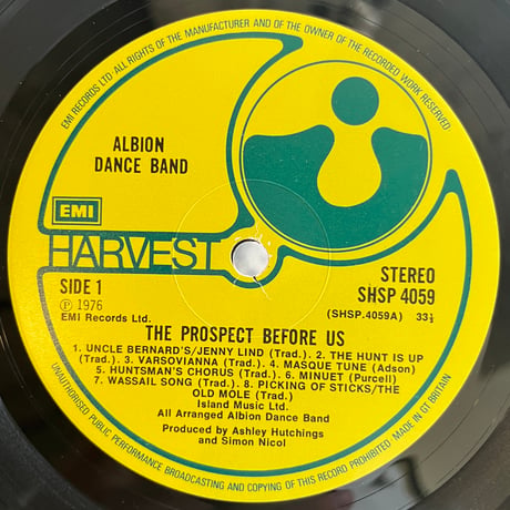 The Albion Dance Band / The Prospect Before Us