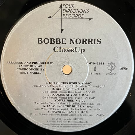Bobbe Norris / Close Up