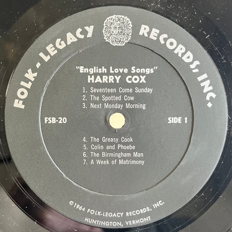Harry Cox / Traditional English Love
