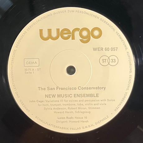 The San Francisco Conservatory / New Music Ensemble