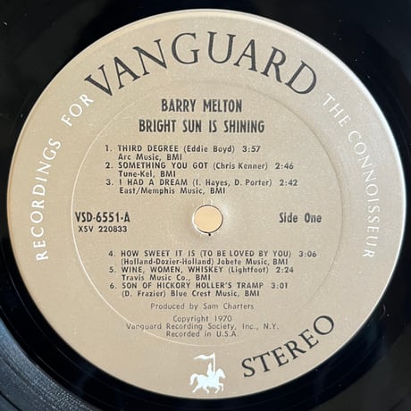 Barry Melton / Bright Sun Is Shining