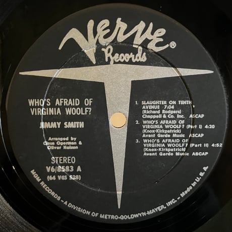 Jimmy Smith / Who’s Afraid Of Virginia Woolf